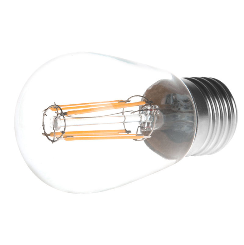 S14 E26/E27 Base 4W LED Vintage Antique Filament Light Bulb, 40W Equivalent, 4-Pack, AC100-130V or 220-240V S14 E26/E27 Base 4W LED Vintage Antique Filament Light Bulb, 40W Equivalent, 4-Pack, AC100-130V or 220-240V